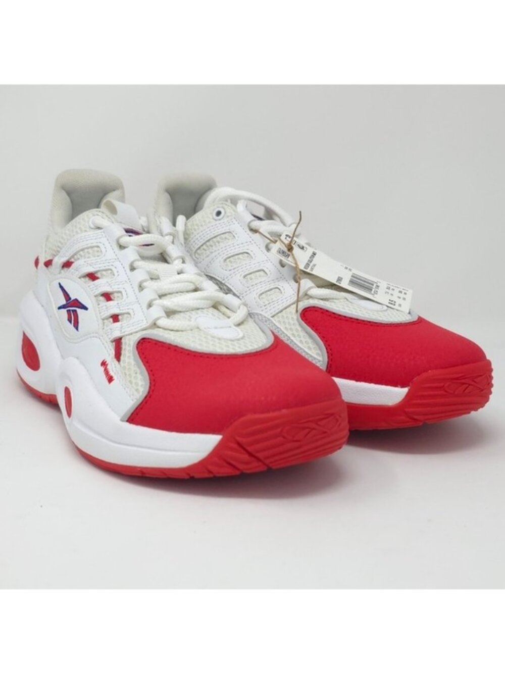 Reebok Solution Mid Workout Lifestyle Basketball Shoes White 8.5 Medium - Picture 2 of 7